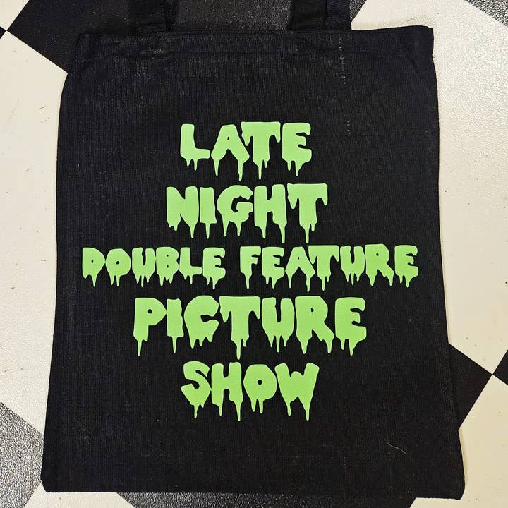 Flip The Record – Engroshandel Tote bag - Unisex – Lærred muleposer. Rocky Horror sæt 12