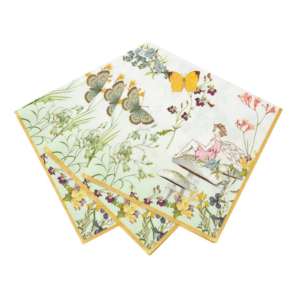 Talking Tables USA - Wholesale Disposable Napkin - Fairy Paper Napkins | Party Napkins |3