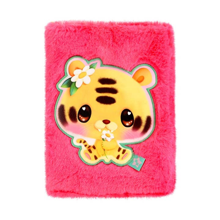 Bangoberry - Furry Notebook - Tiggy Tiger for wholesale by Santoro London