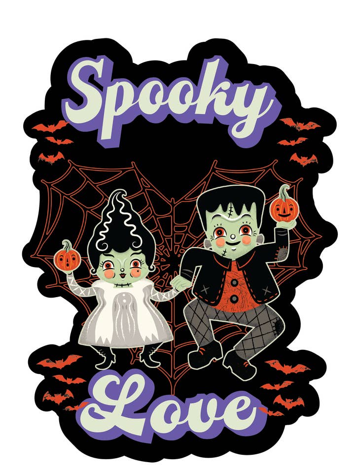 Johanna Parker Spooky Love Decal for wholesale by Zombie Lounge Bootique