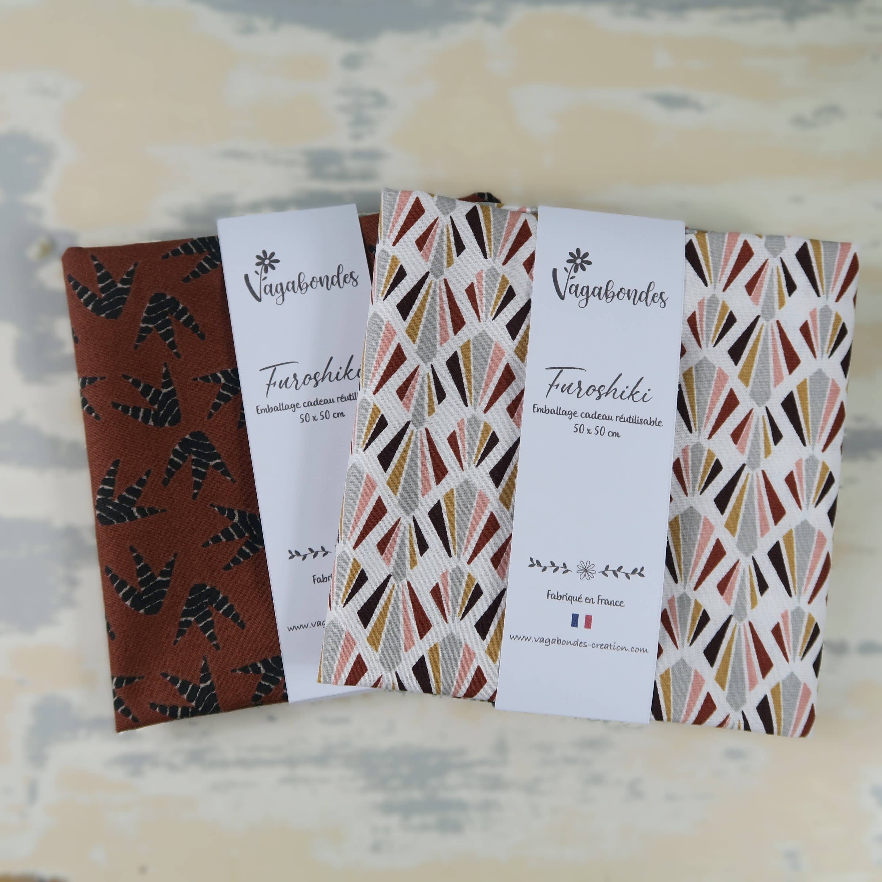 Vagabondes - Wholesale Gift Bag - Furoshiki - reusable gift wrap - Sapoti & Payani2