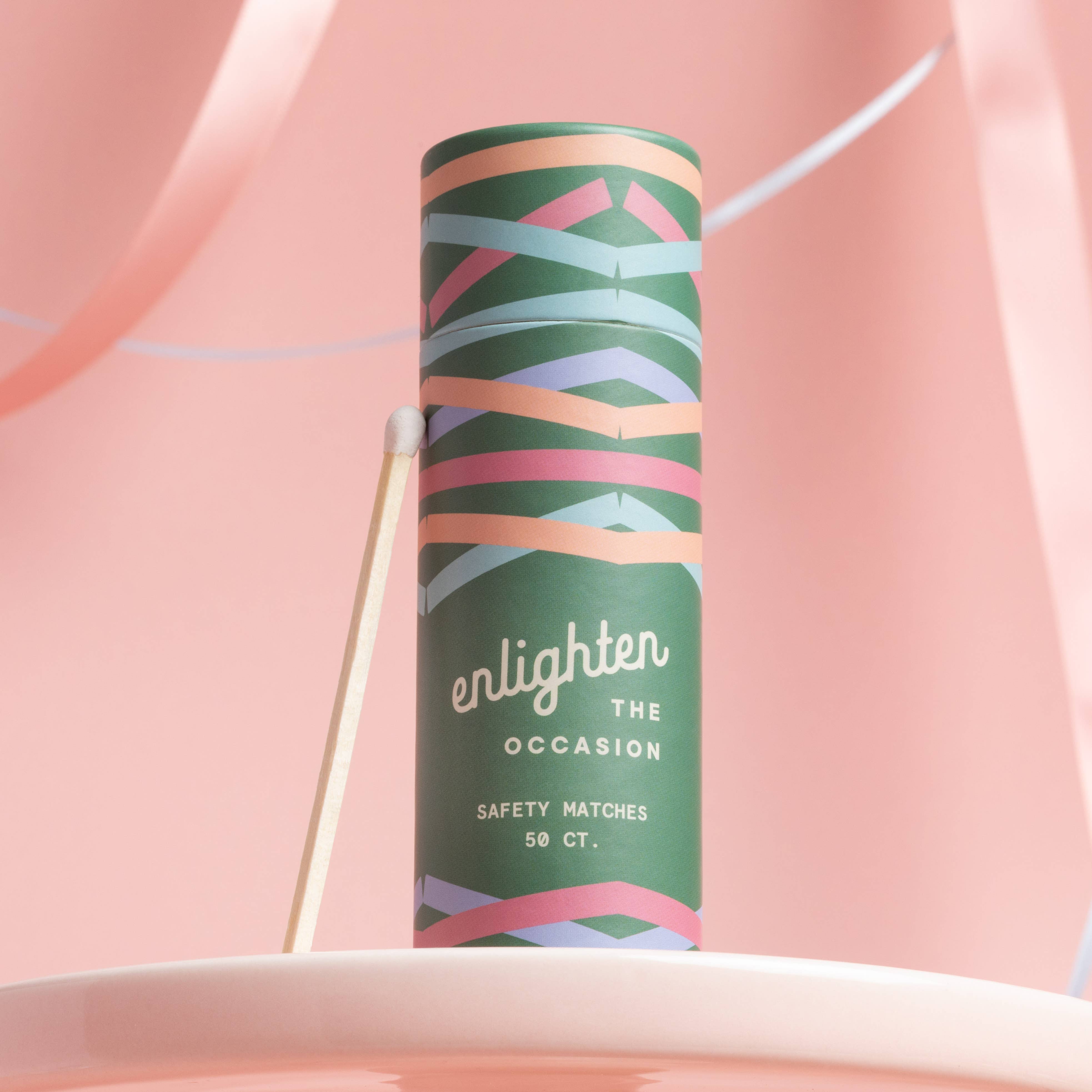 Enlighten the Occasion - Wholesale Matches - Green Sea Burst Match Tube1