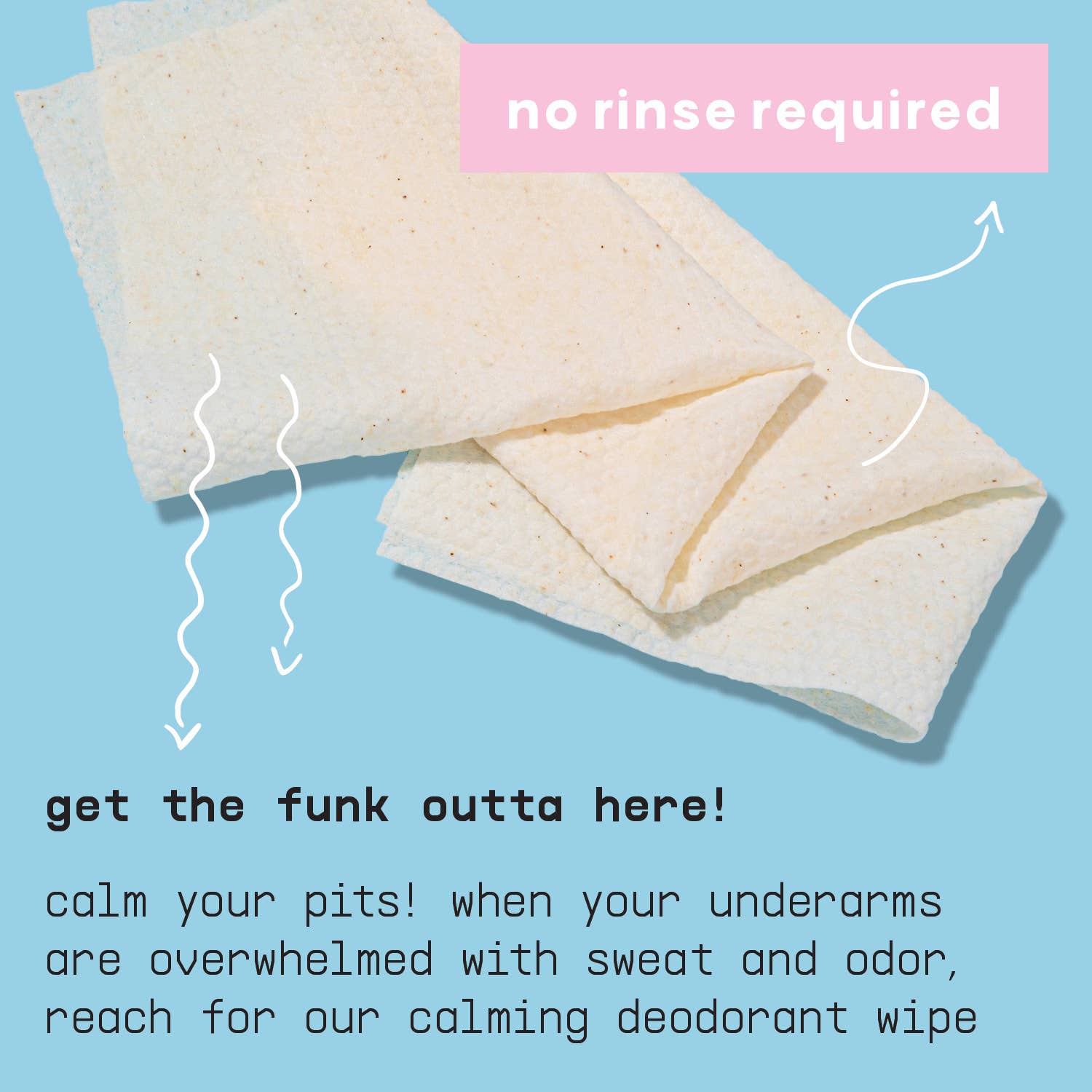 Busy Co - Wholesale Deodorant - Women's - Calm Deodorant Wipes with Zinc & Papaya2