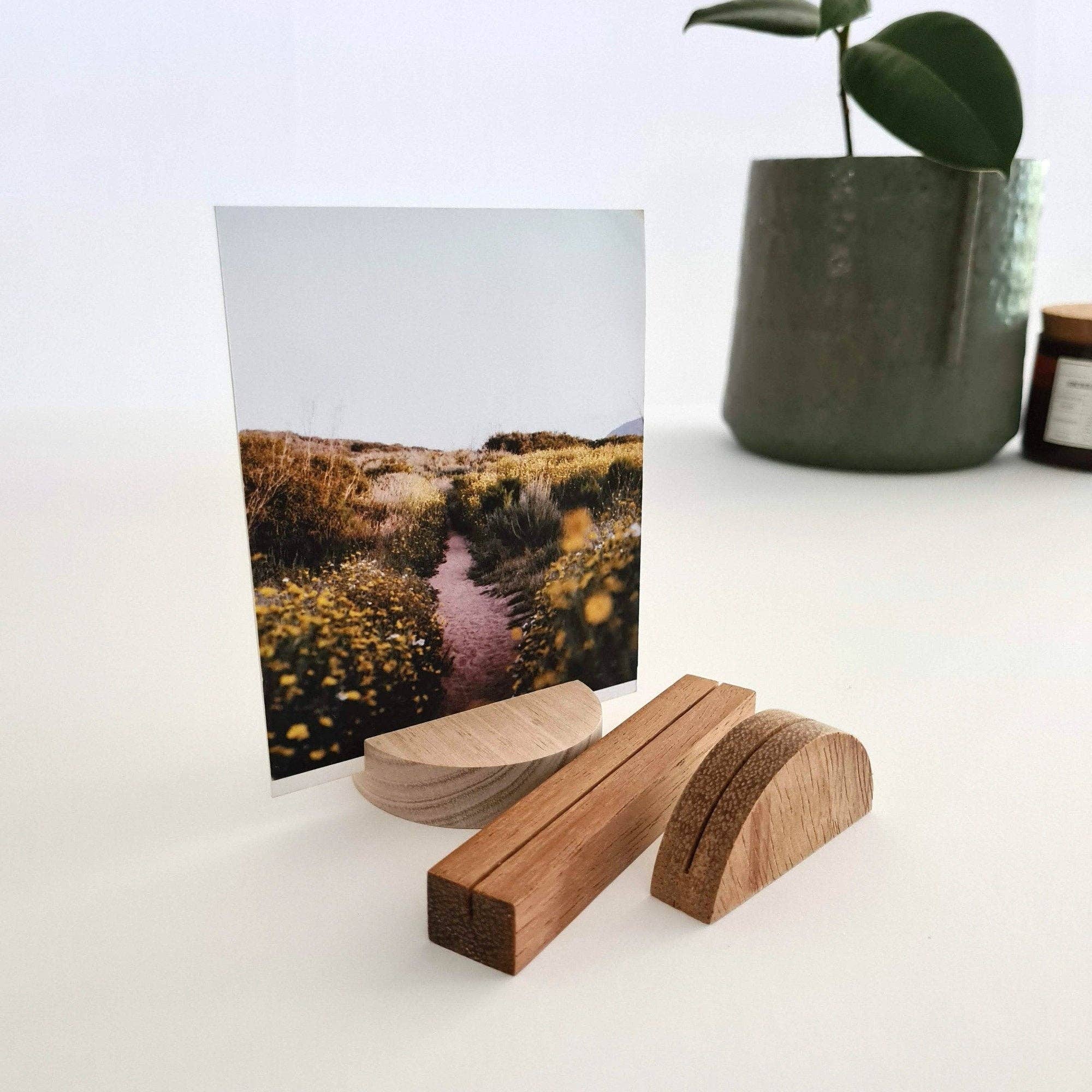 In the Daylight - Vente Cadre photo avec pied - Petit support photo rectangulaire en bois3