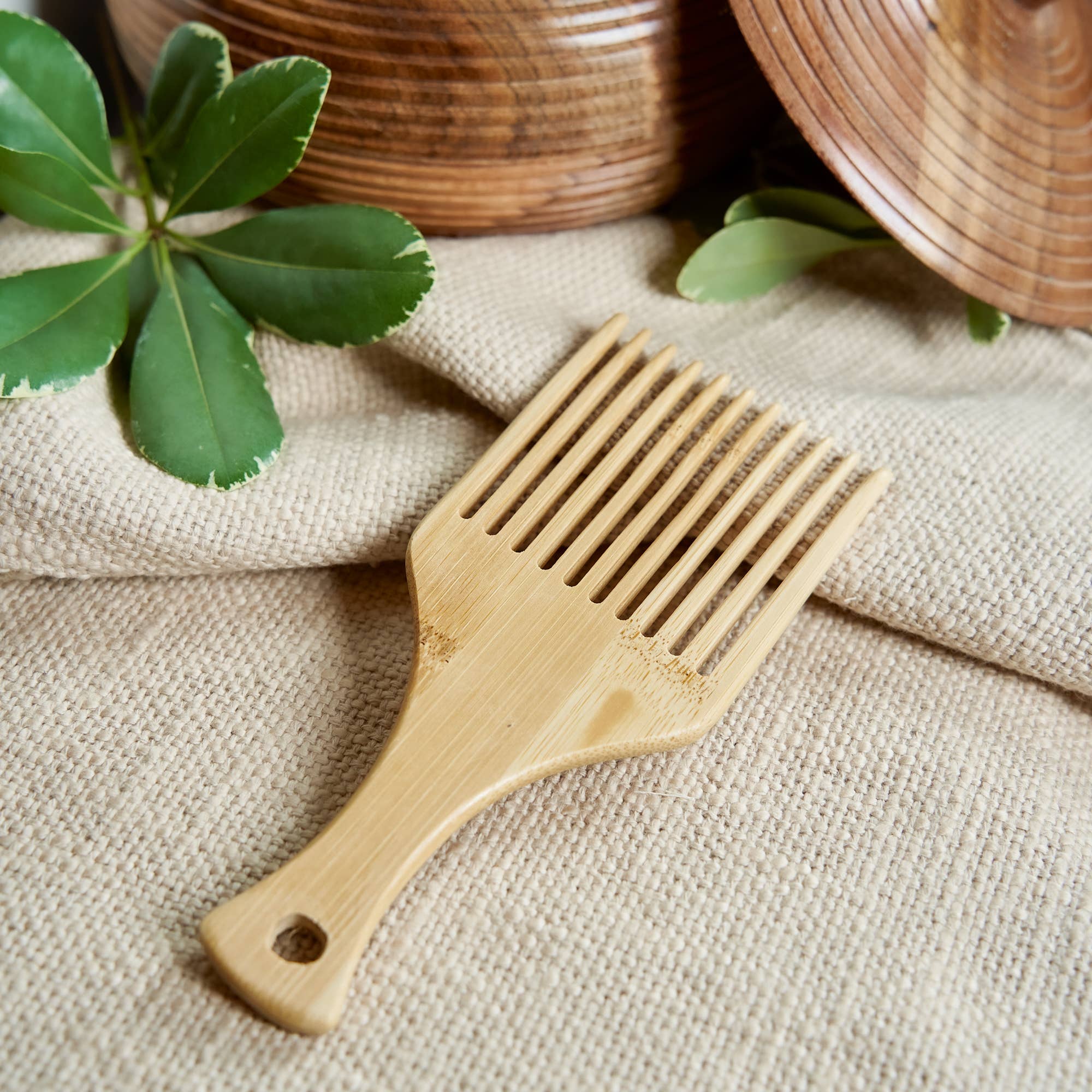 Bamboo Switch - Wholesale Hair Brush/Comb - Bamboo Hair Pick | Stocking Stuffer1