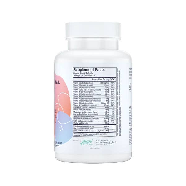 Campus Protein - Wholesale Pre-Natal Supplement - Maternity - Alani Nu Pre Natal