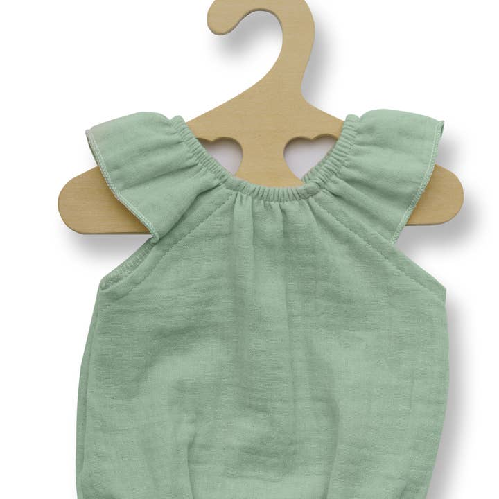 Dockbody i ekologisk bomull i mint, storlek 35–45 cm för wholesale av Heless