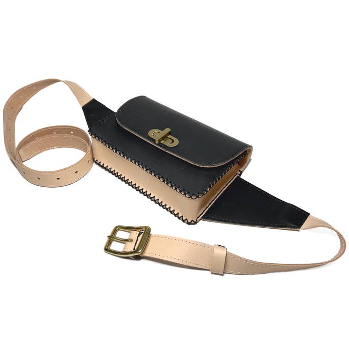 Fado Made Co. — Leather Goods - Wholesale Belt Bag - Women's - 'Cross Your Heart' Leather Belt Bag / Sling Bag / Fanny Pack6