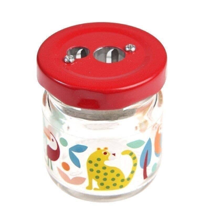 Rex B2B - UK – wholesale Pencil sharpener – Glass Jar Pencil Sharpener - Wild Wonders2