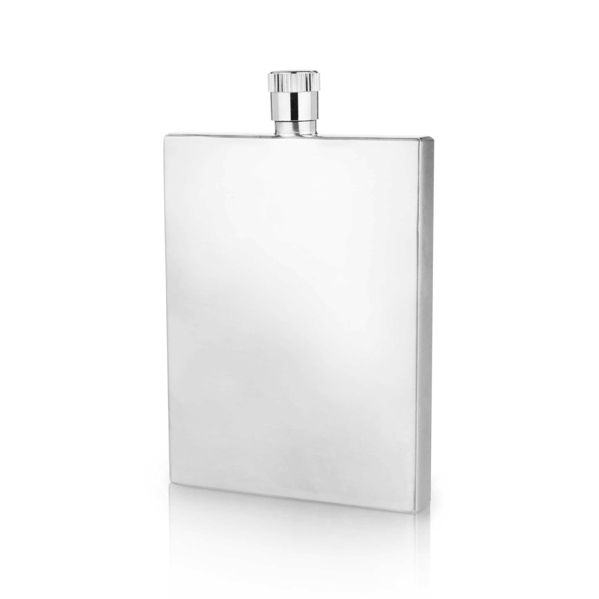 Viski - Wholesale Flask - Harrison Polished Stainless Steel Slim Flask