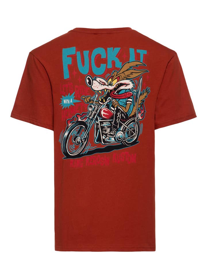 KING KEROSIN - Wholesale Screen Printed T-Shirt - Unisex - T-shirt "Fuck It!"6