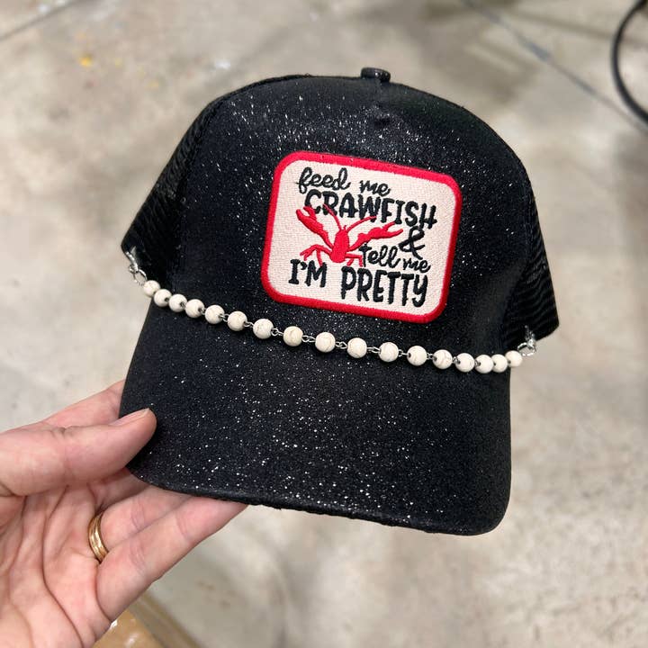 Vibes Hat Company - Wholesale Trucker Hat - Women's - Feed Me Crawfish Cap | Crawfish Boil Caps | Mud Bugs