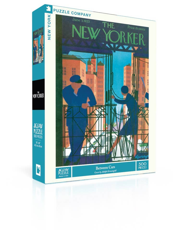 Entre les voitures - Puzzle de 500 pièces pour la vente par New York Puzzle Company