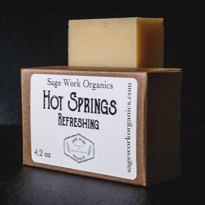 Soap Bar - Hot Springs for wholesale by Sage Work Organics Inc.
