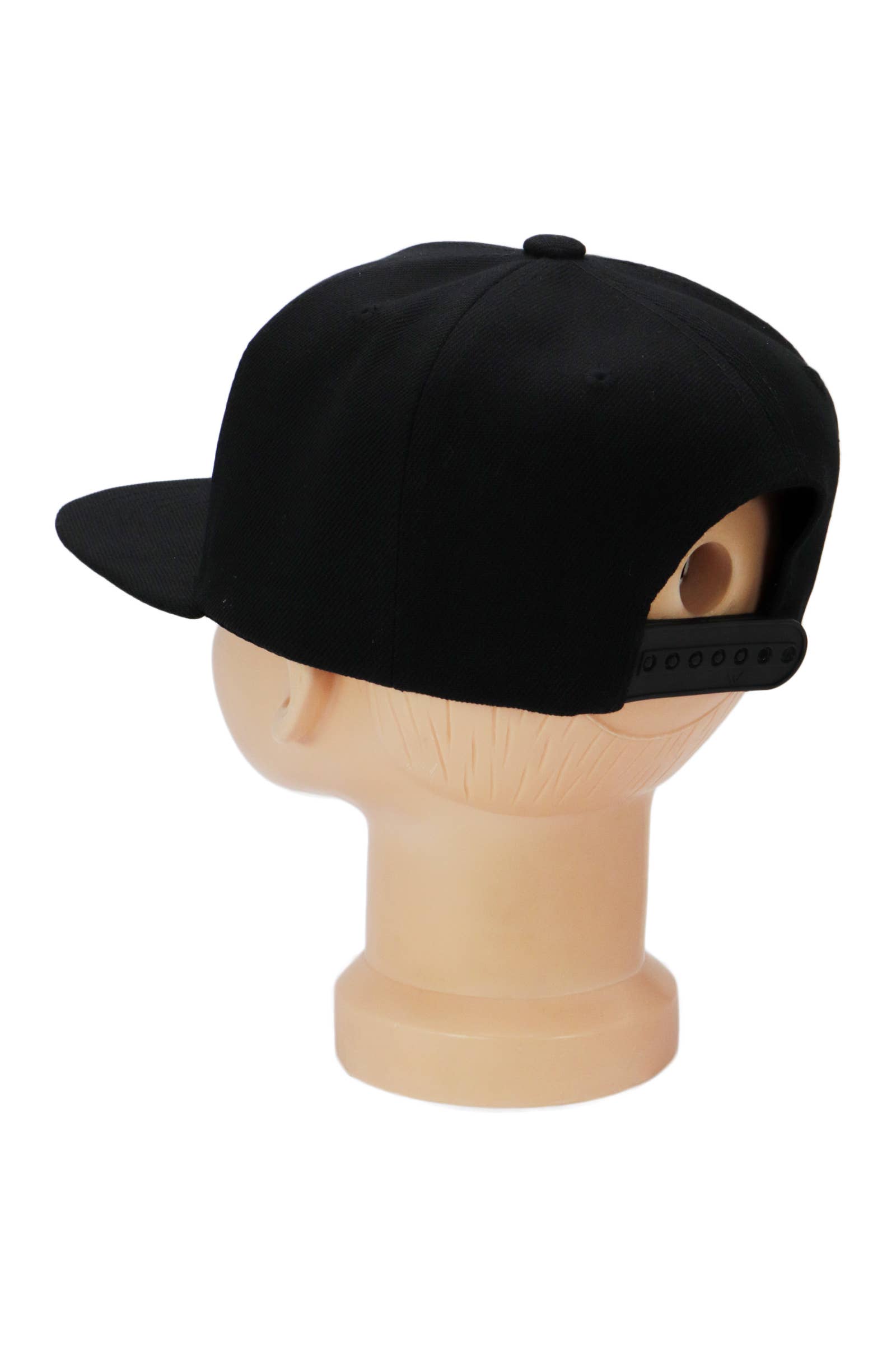 Cap Zone - Wholesale Baseball Cap - Kids - Kids Solid Twill Snap Back Flat Bill Cap2