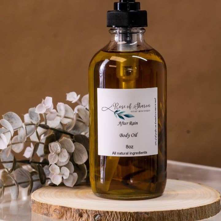 Huile pour le corps pour la vente par Rose of Sharon Soap Boutique