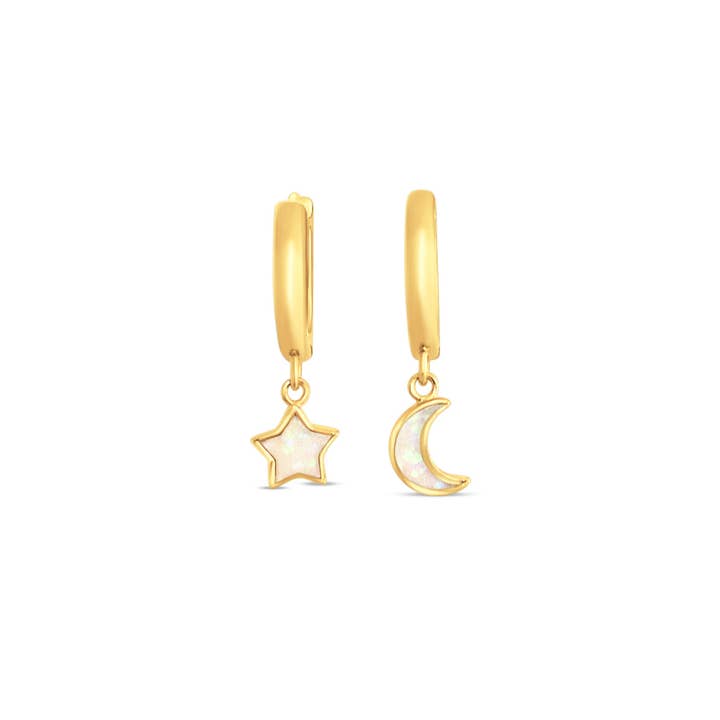 Chloe + Lois - Wholesale Huggie Earrings - Starry Night Huggie Hoops2