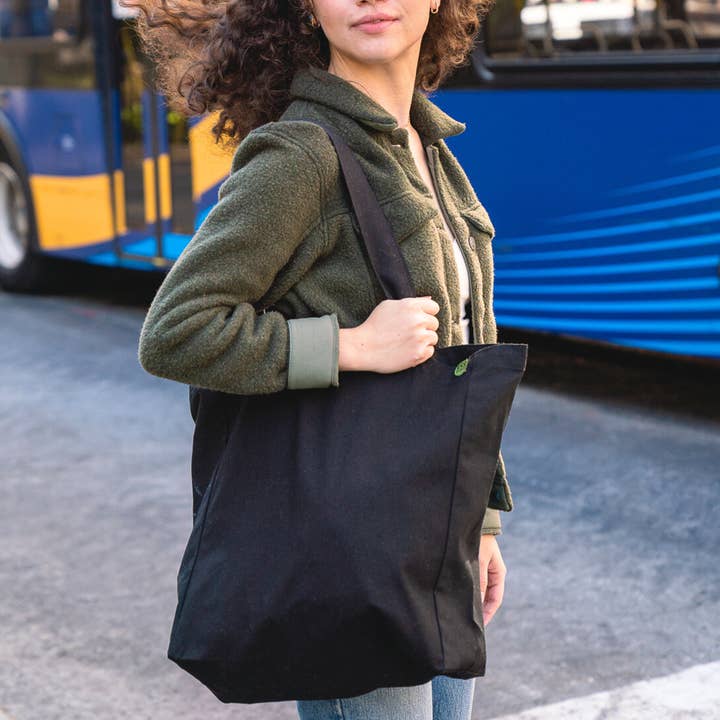 Recycled Cotton Tote - Bottom & Side Gusset for wholesale by ECOBAGS