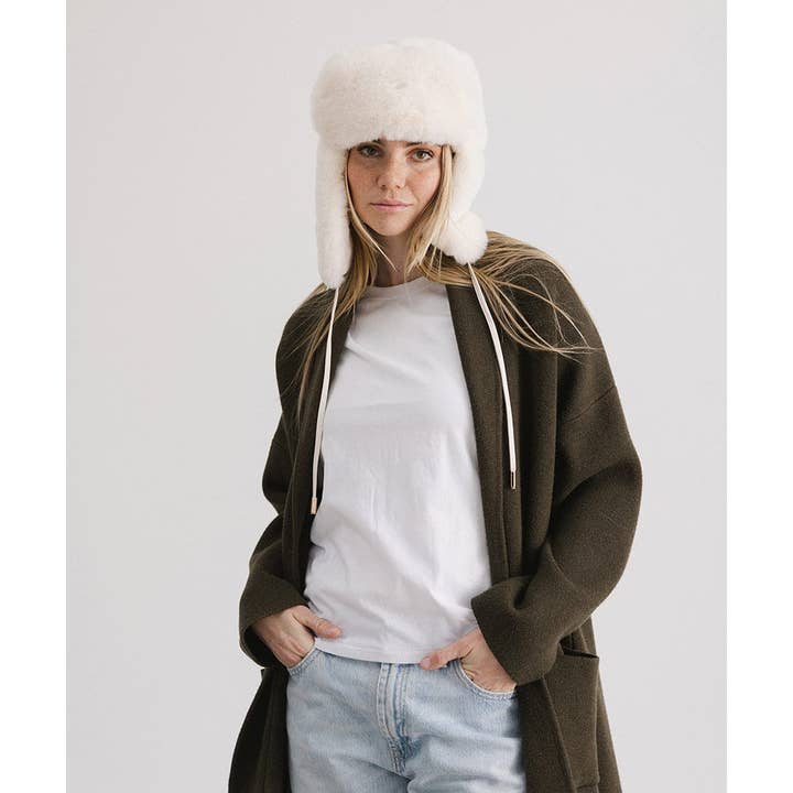 Gigi Pip - Wholesale Trapper/Bomber Hat - Women's - Logan Faux Fur Trapper Hat2