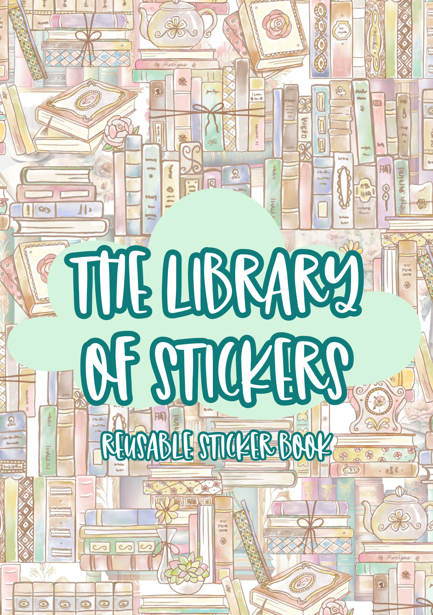 Sprinkles Studios - Wholesale Sticker - Library of Stickers Reusable Sticker Book0
