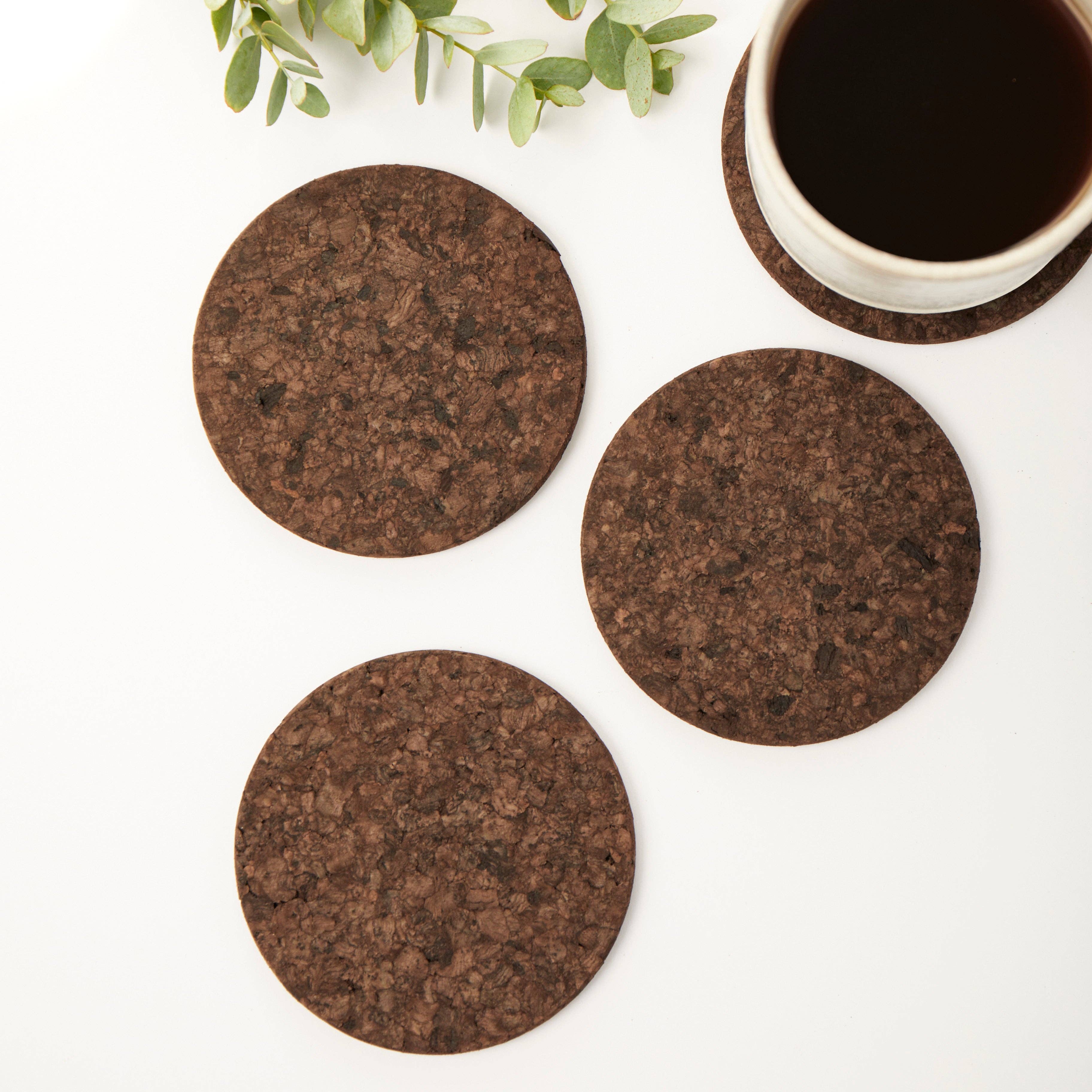 LIGA – wholesale Coasters – Smoked Cork Coasters | Round2