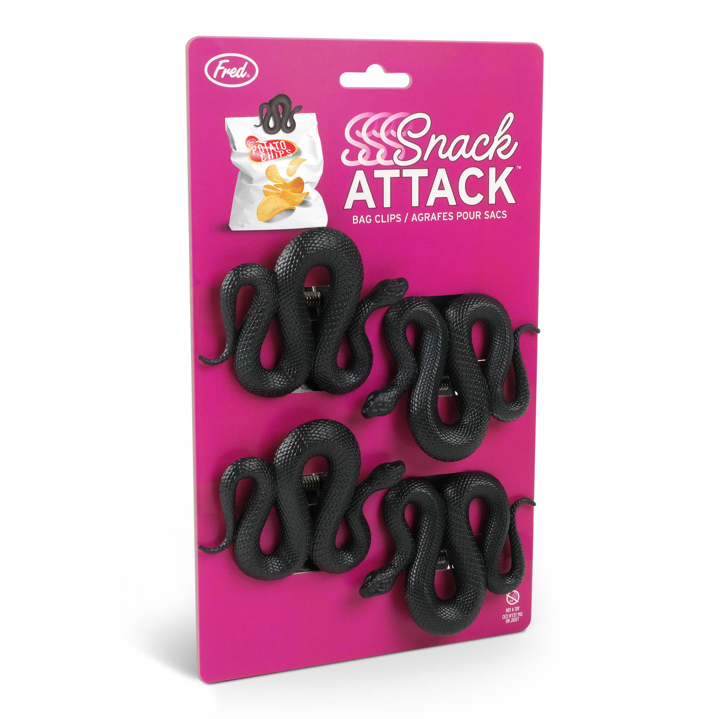Fred & Friends - Wholesale Kitchen Tool/Gadget - SSSSNACK ATTACK - Snake Bag Clips7