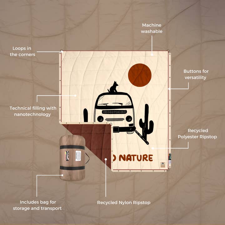 SEVEN PEAKS - Wholesale Bedding Blanket - All-terrain duvet Back to Nature1