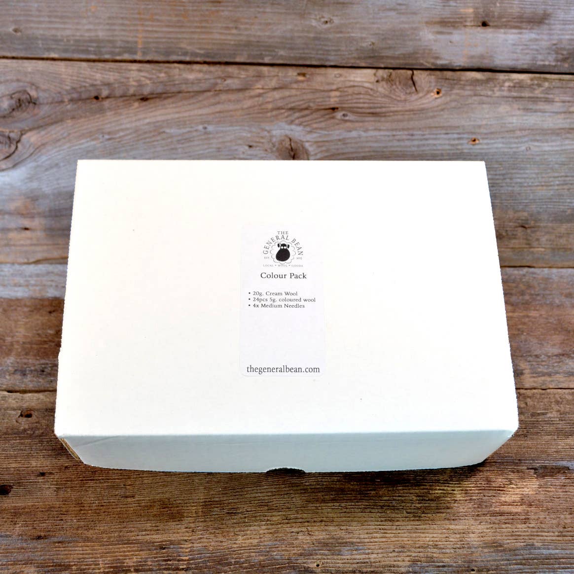 The General Bean - Vente Matériels de bricolage - Pack de Couleurs pour Feutrage à l'Aiguille - Unis - Laine2