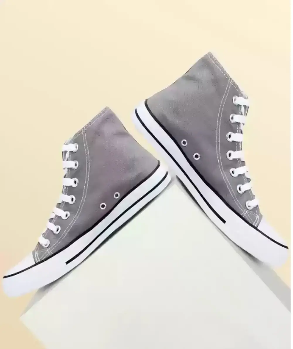 J5FASHION – Sapatilhas Casual - Homem por atacado – Tênis alto de lona2