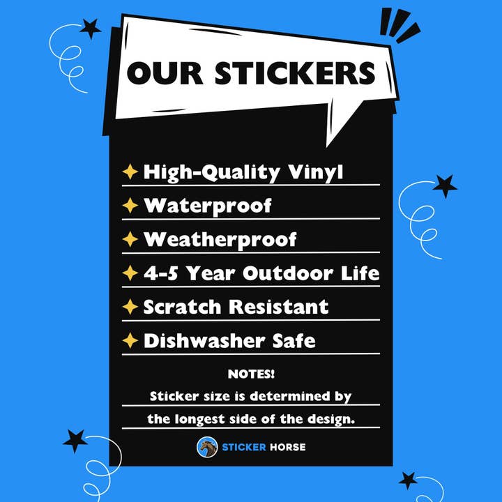 Sticker Horse - Wholesale Sticker - Get In Loser We're Doing Magic Sticker