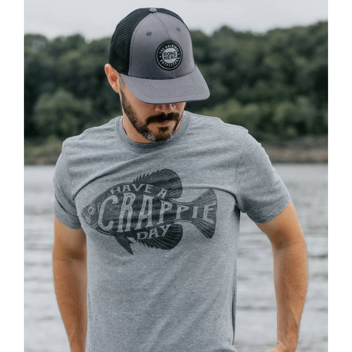 Bone Head Outfitters - Wholesale Screen Printed T-Shirt - Men's - Men's Bone Head Outfitters Crappie Day T-Shirt3