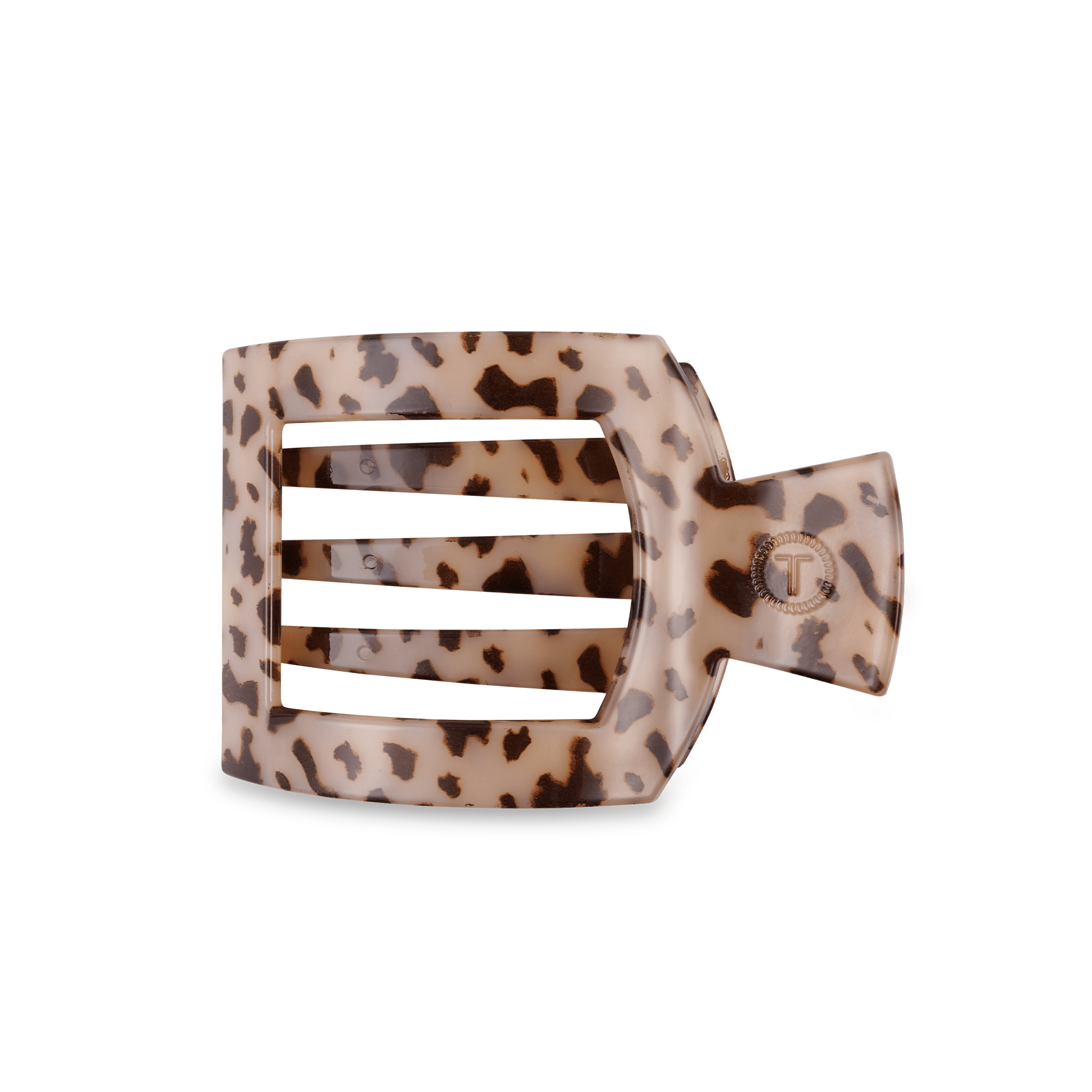 VIAI Beauty - Wholesale Hair Clip - Women's - Blonde Tortoise Medium Flat Square Hair Clip0