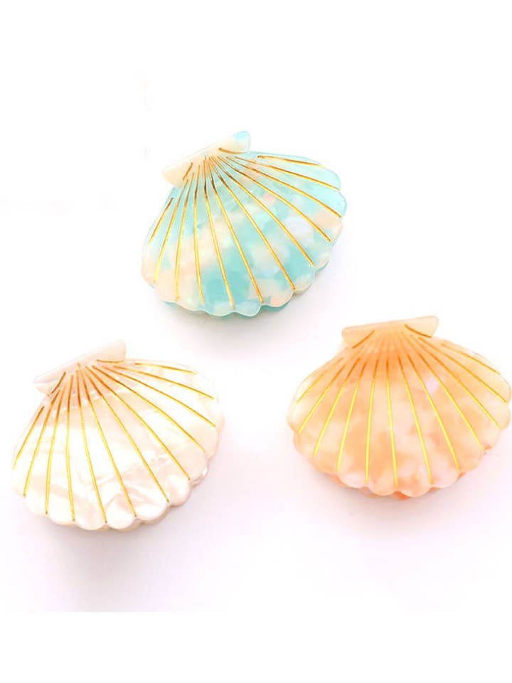 Simple Colorful Shell Acetate Claw Claw DP25E874 for wholesale by Dipped Shop