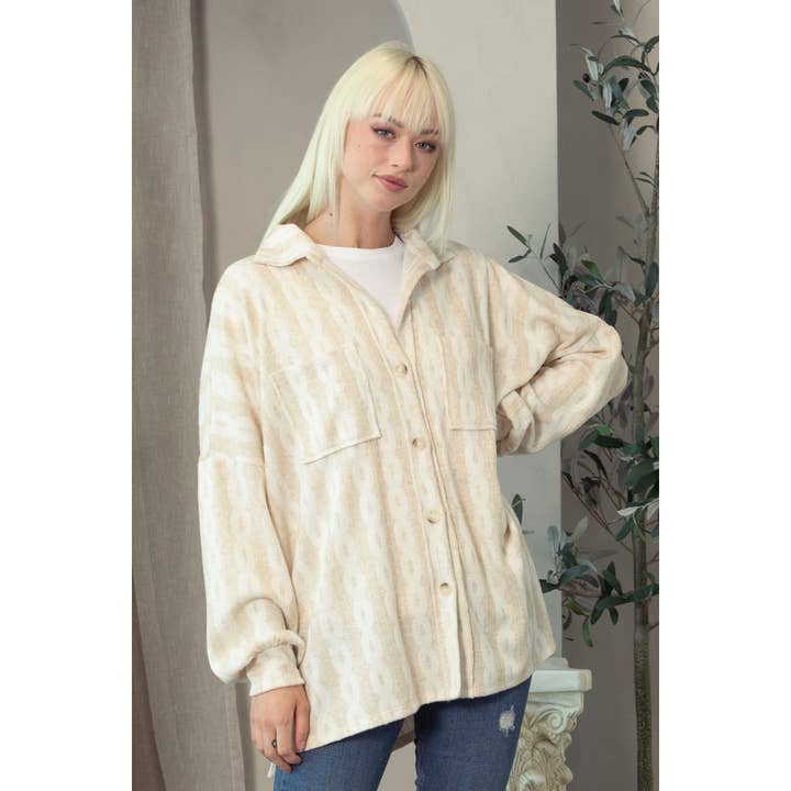 Chaqueta Jacquard de cable para venta al por mayor de salt & bit