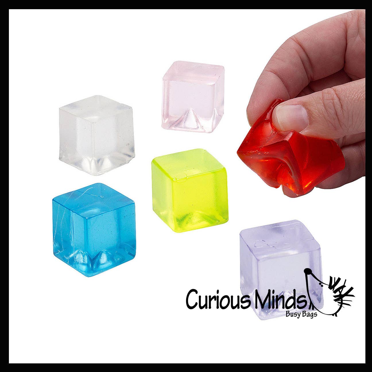 Curious Minds Toys – Engroshandel Fidget - Børn – 1 Geléternings Fidget Toy – Tyk Gel, der Vrider og Klemmer6