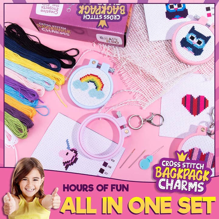 Craftiloo - Wholesale Embroidery/Cross Stitch Supplies - Cross stitch kit for kids (girls)2