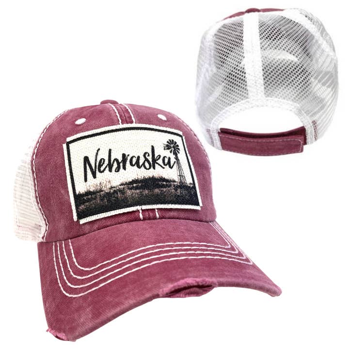dkhandmade - Wholesale Ponytail Cap - Women's - NEBRASKA WINDMILL HATS