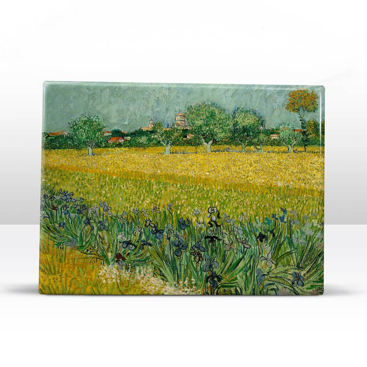 Laqueprint, Field of Flowers at Arles - Vincent van Gogh for wholesale by Laqueprint