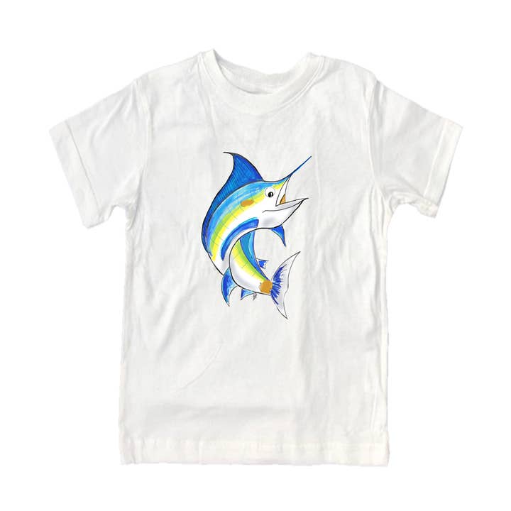Tee-shirt en coton 870 Marlin pour la vente par Designs By Beverly, LLC