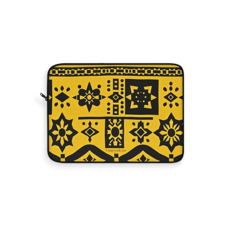Sunshine Heritage Laptop Sleeve | Vibrant Design & Protective Fit for Your Devices for wholesale by Unapendeza by Furahi
