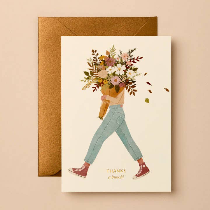 Gabrielle & Celine Greeting Cards Australia - Wholesale Thank you card - Thank You Card | Sustainable Foil Greeting Card