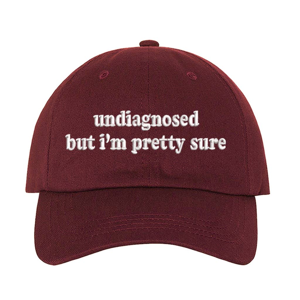 DSY Lifestyle - Wholesale Baseball Cap - Women's - Undiagnosed But Im Pretty Sure Embroidered Baseball Hat0