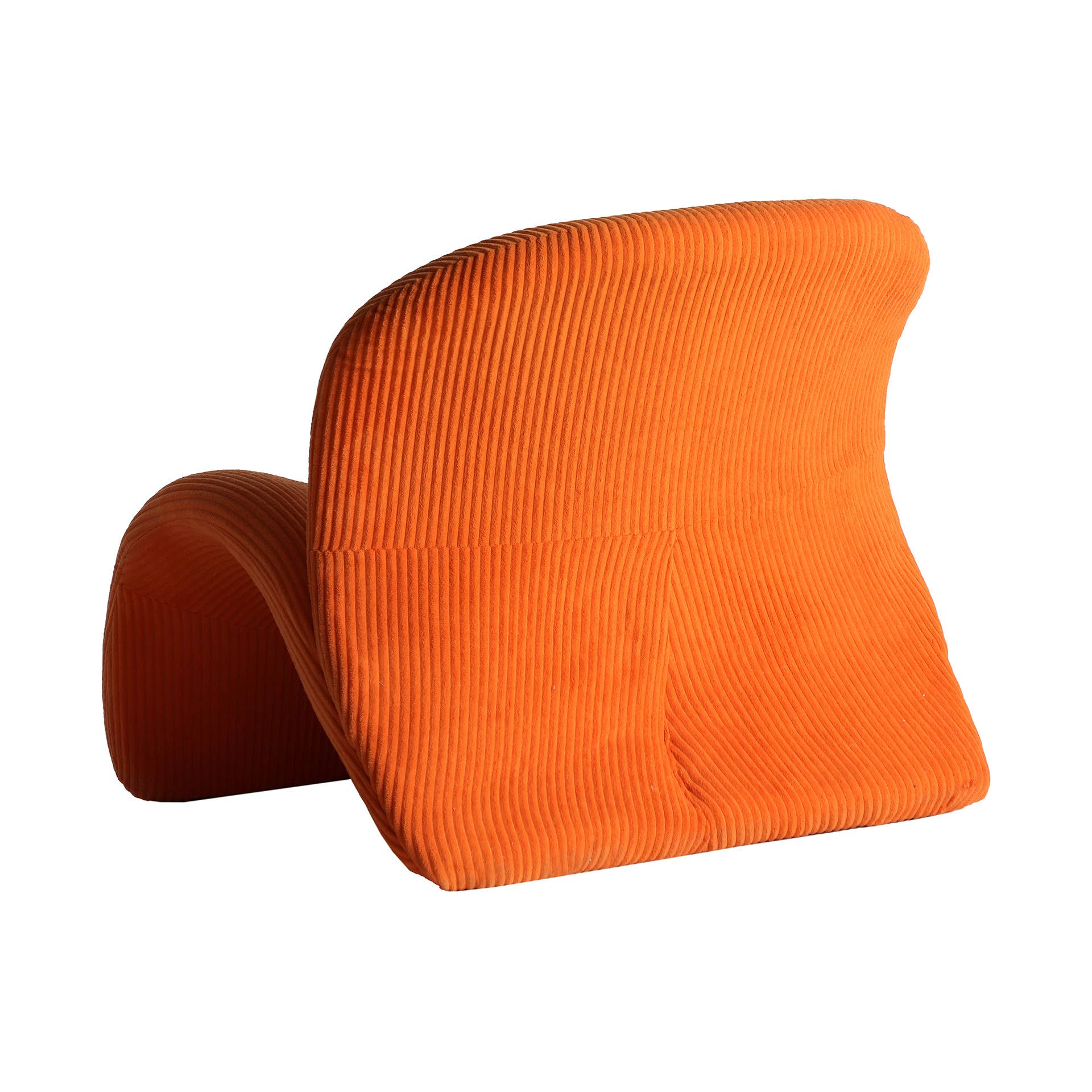 Kodu - Wholesale Chair - Polyester armchair in orange color, 76x85x70cm3