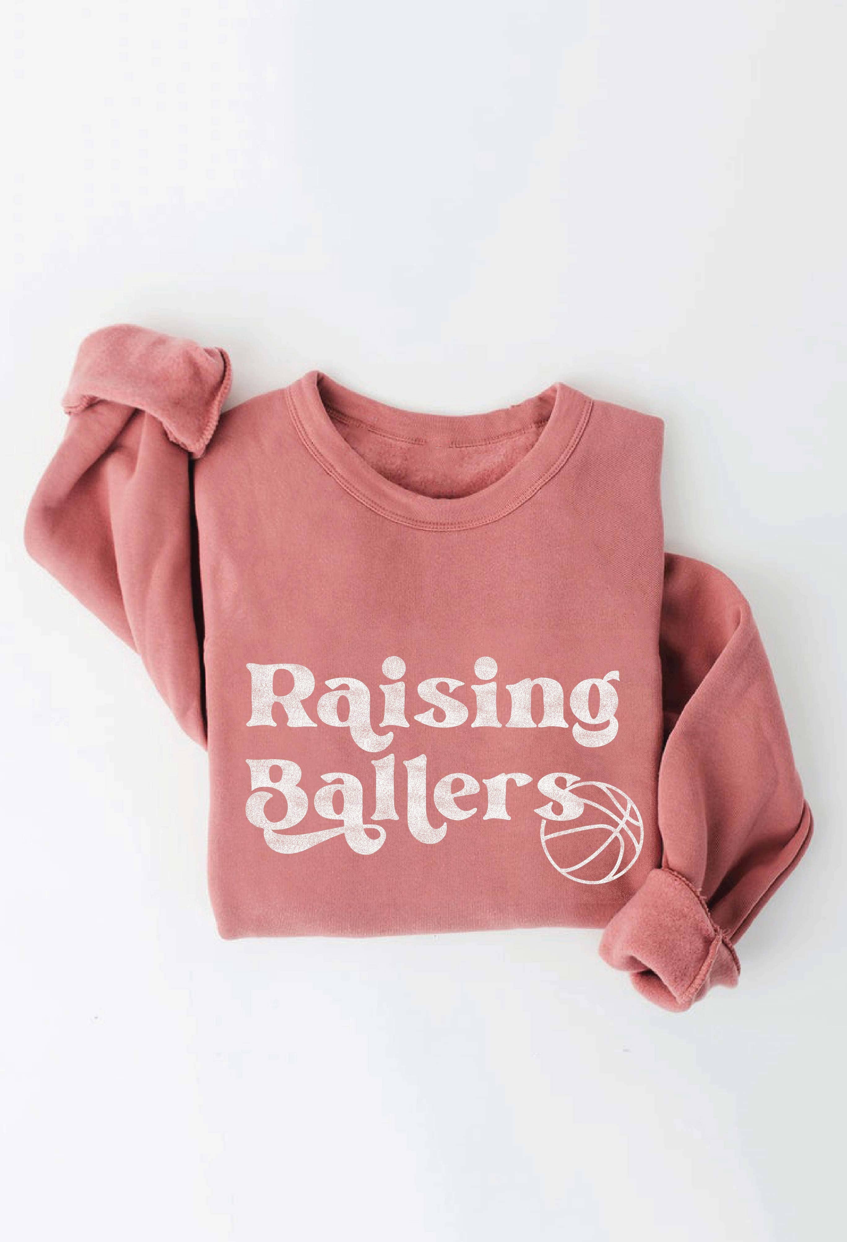 OAT COLLECTIVE - Wholesale Graphic Sweatshirt - Women's - RAISING BALLERS BASKETBALL Graphic Sweatshirt10