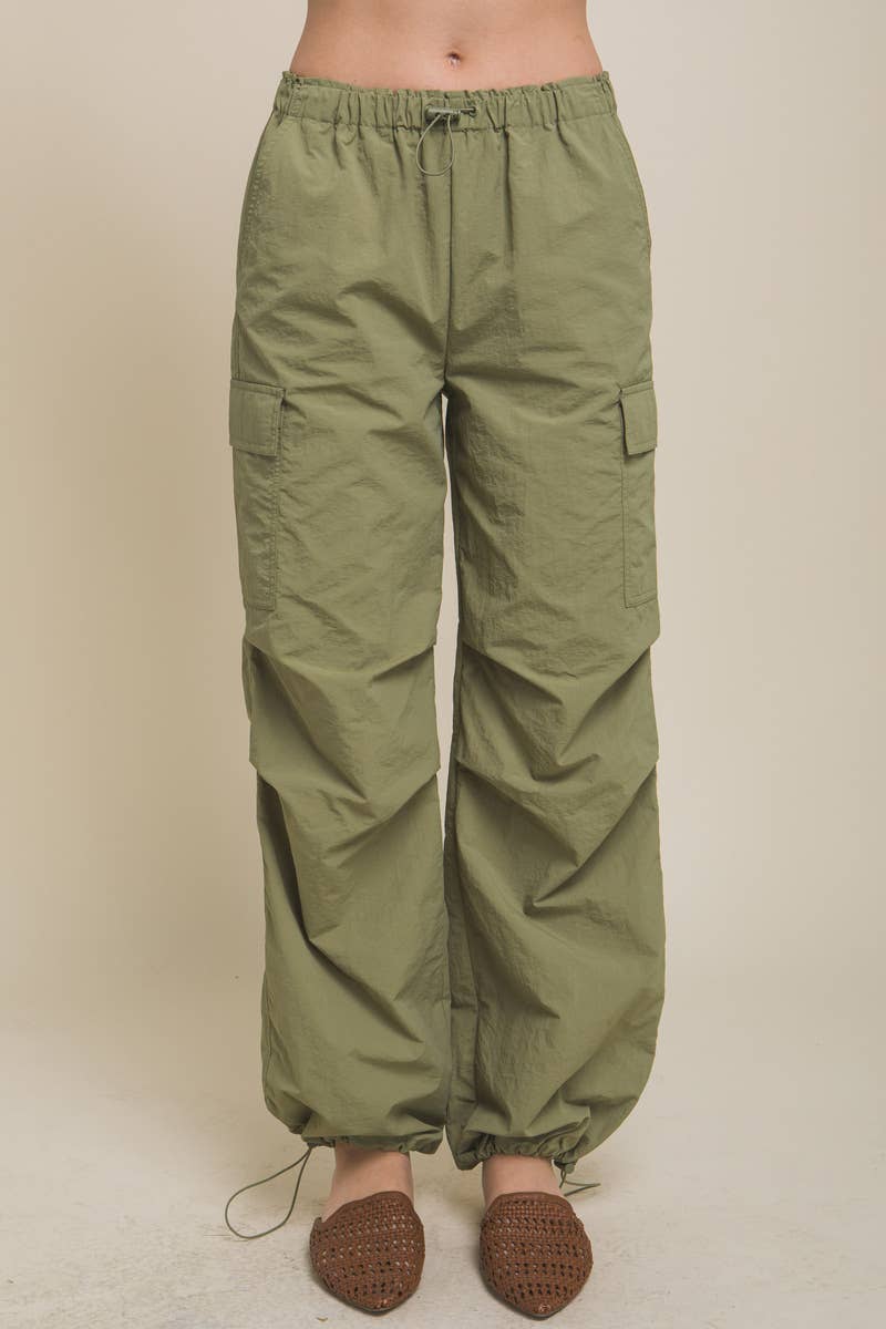 42POPS – wholesale Pants – Women's – `.SI-25286 Loose Fit Parachute Cargo Pants10