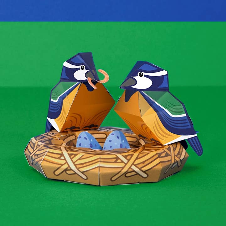 Créez votre propre magnifique nid de mésanges bleues pour la vente par Clockwork Soldier - USA