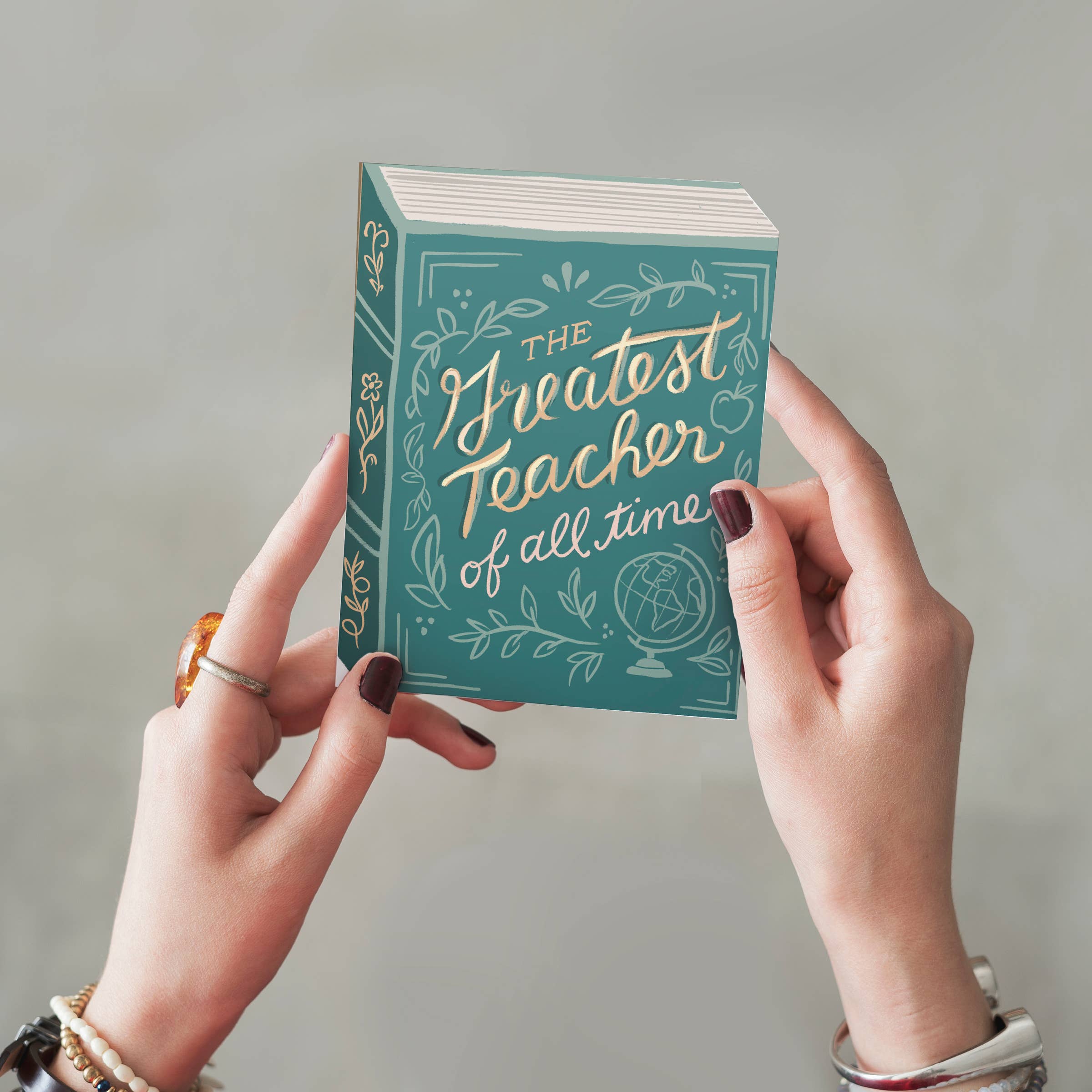 Inklings Paperie - Wholesale Teacher/Back-to-School Card - Greatest Teacher Card1