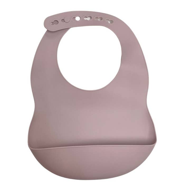 ES Kids - Wholesale Bib – Baby - Silicone Baby Bib - Light Pink