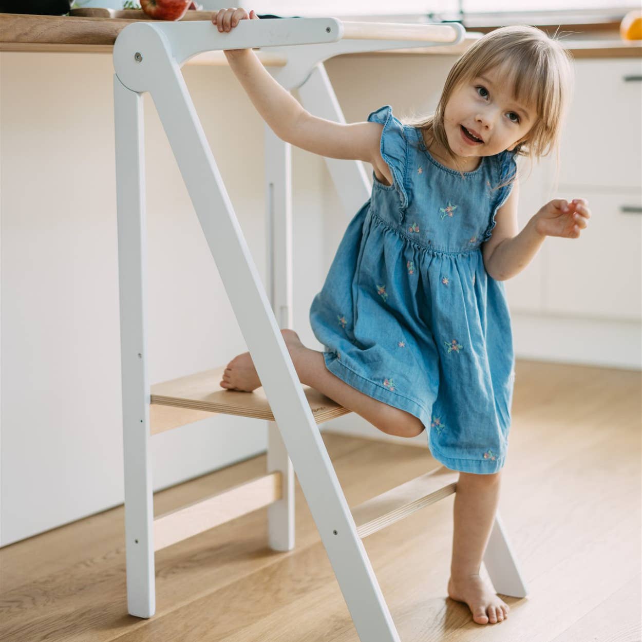 Shaman Inventions SIA - Wholesale Stool - Foldable Helper Tower With Removable Rail9