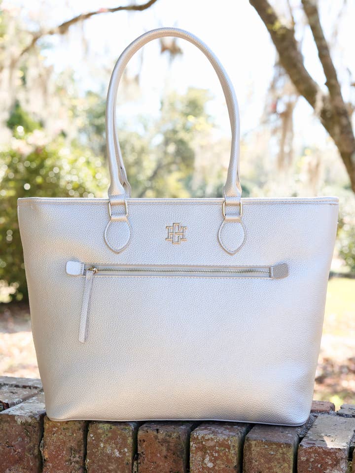 Jayden Tote Pearl for wholesale by Caroline Hill